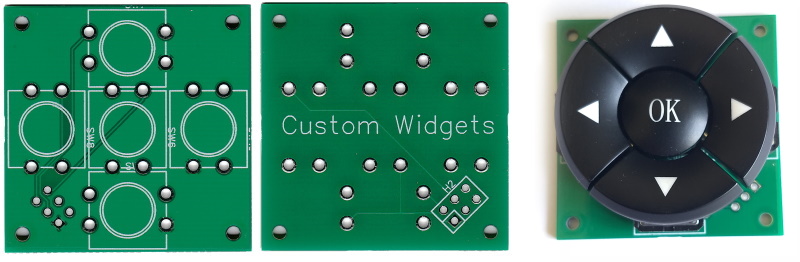 PCB for 5-way Directional Buttons